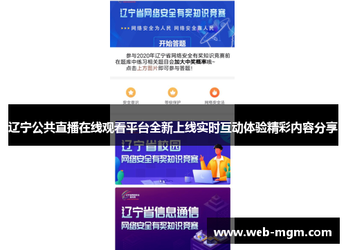 辽宁公共直播在线观看平台全新上线实时互动体验精彩内容分享